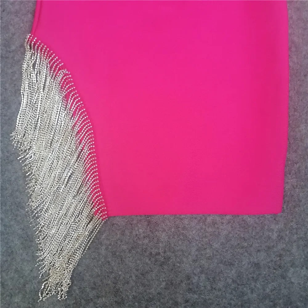 Salsa Hot Pink dress with Crystals