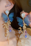 Dreamy Belle Butterfly Dangle Earrings