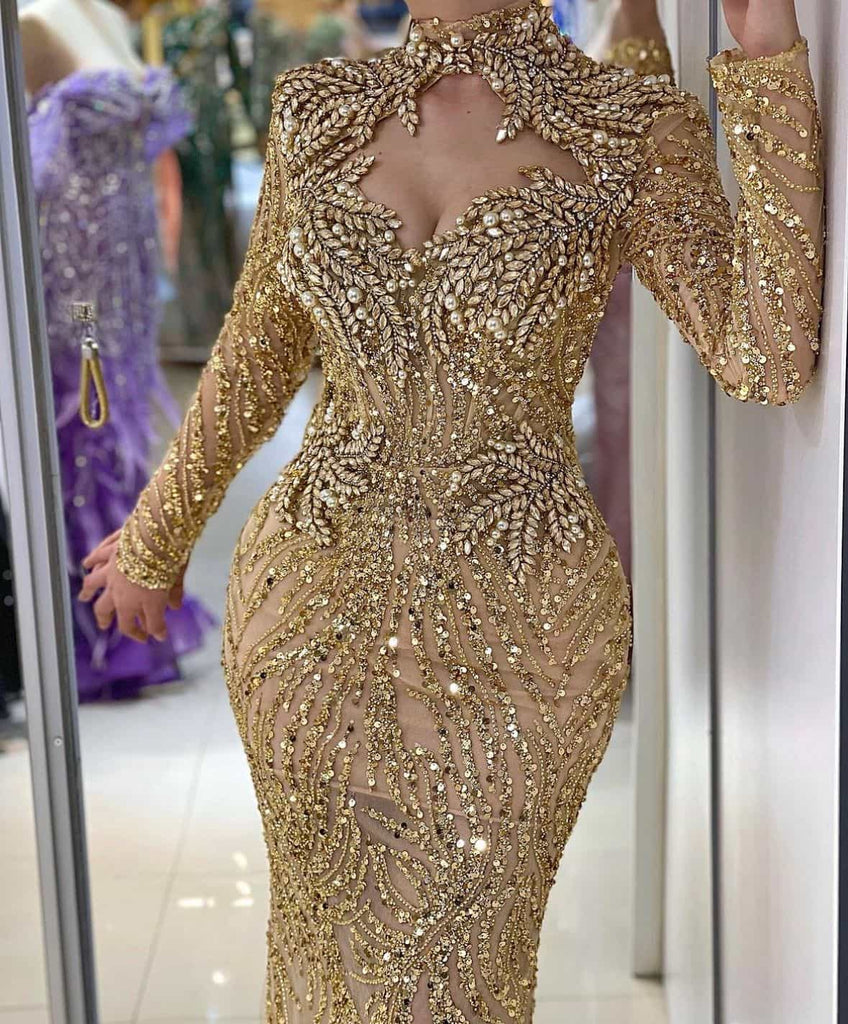 Gold Swan Gown