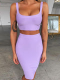 Lilac Bandage 2 Piece Set