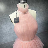 Soft Petal Tulle Dress (Blush)