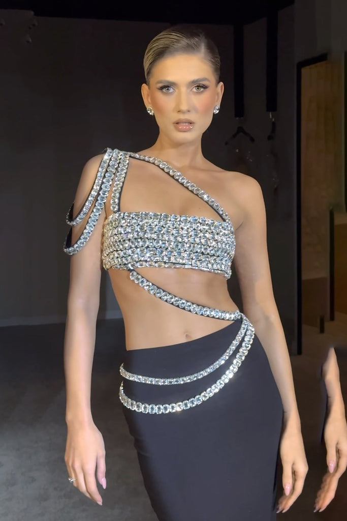 Vani Crystal Maxi Dress