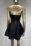 Twinkle Noir Halter Dress
