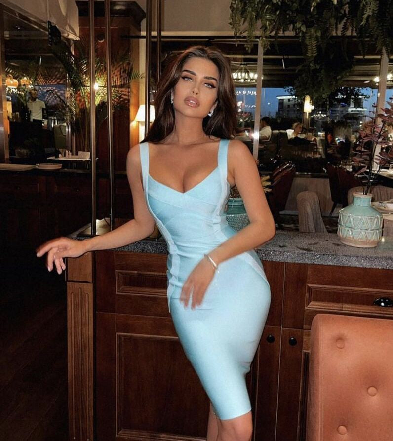 Baby Blue Angel Dress – LORETA