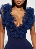 Neeka Dress (Navy Blue)