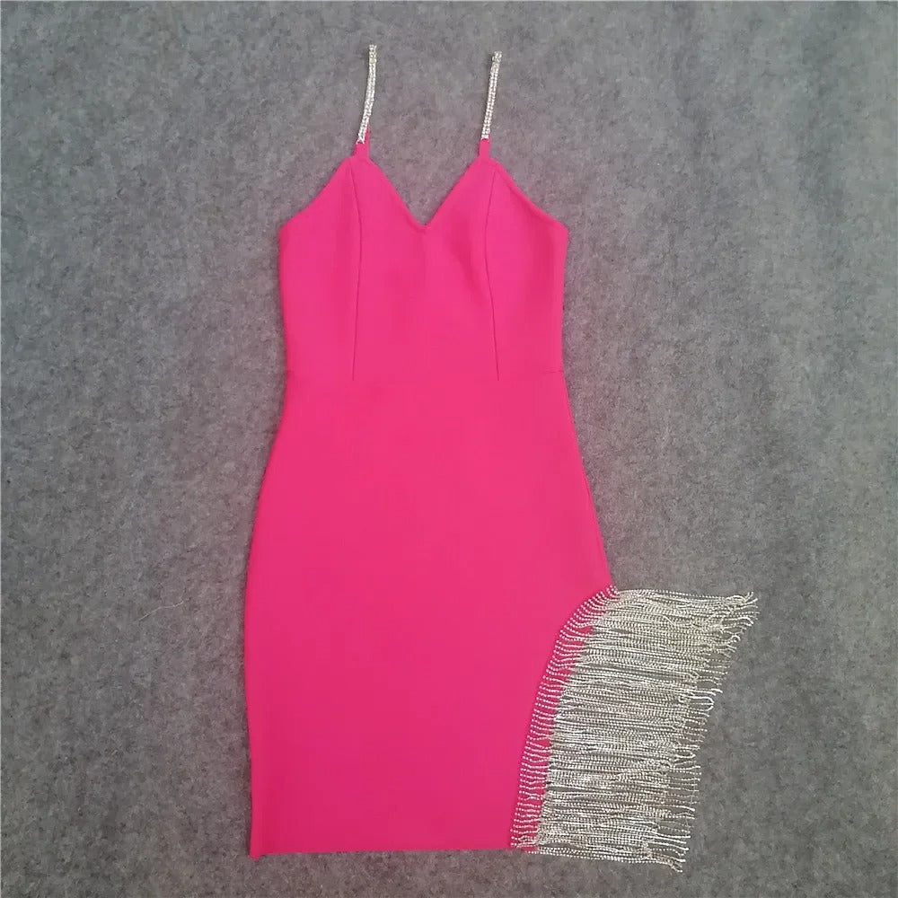 Salsa Hot Pink dress with Crystals