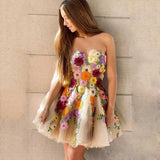 Lucy - 3D Multi Floral Dress