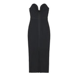 Saige Crystal Dress (Black)