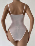 Camilla Bodysuit (Blush - Lace  & Embroidered)