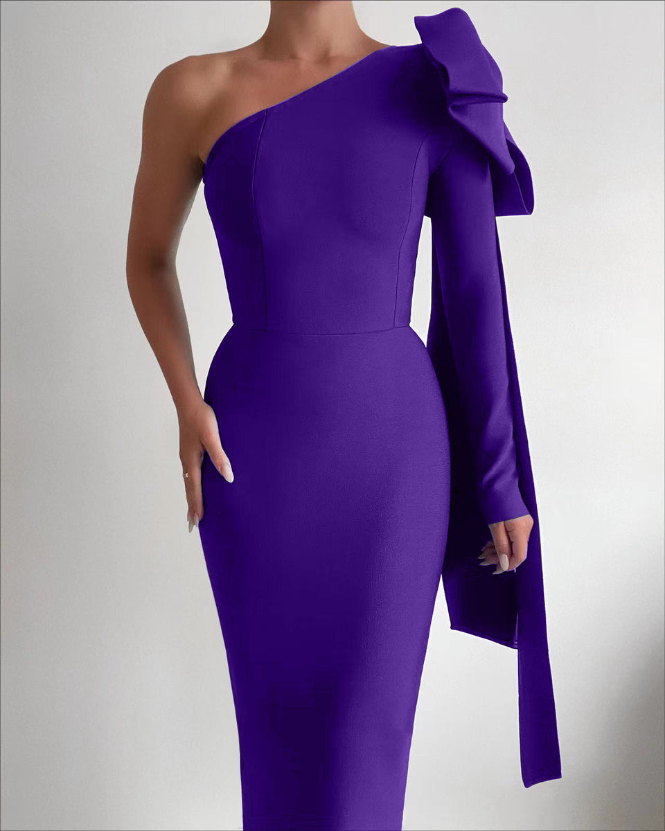 Purple Bow Dress – LORETA
