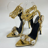 Gold Digger Crystal Heels