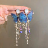 Dreamy Belle Butterfly Dangle Earrings