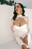 womens bandage lace dress