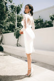 womens bandage lace dress