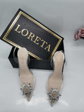 Crystal Star Clear Heels