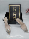 Crystal Star Clear Heels