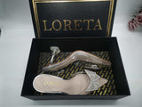Crystal Butterfly Clear Heels