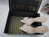 Crystal Butterfly Clear Heels