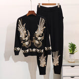 Sequinned & Beaded Tracksuit (2 Piece Set)