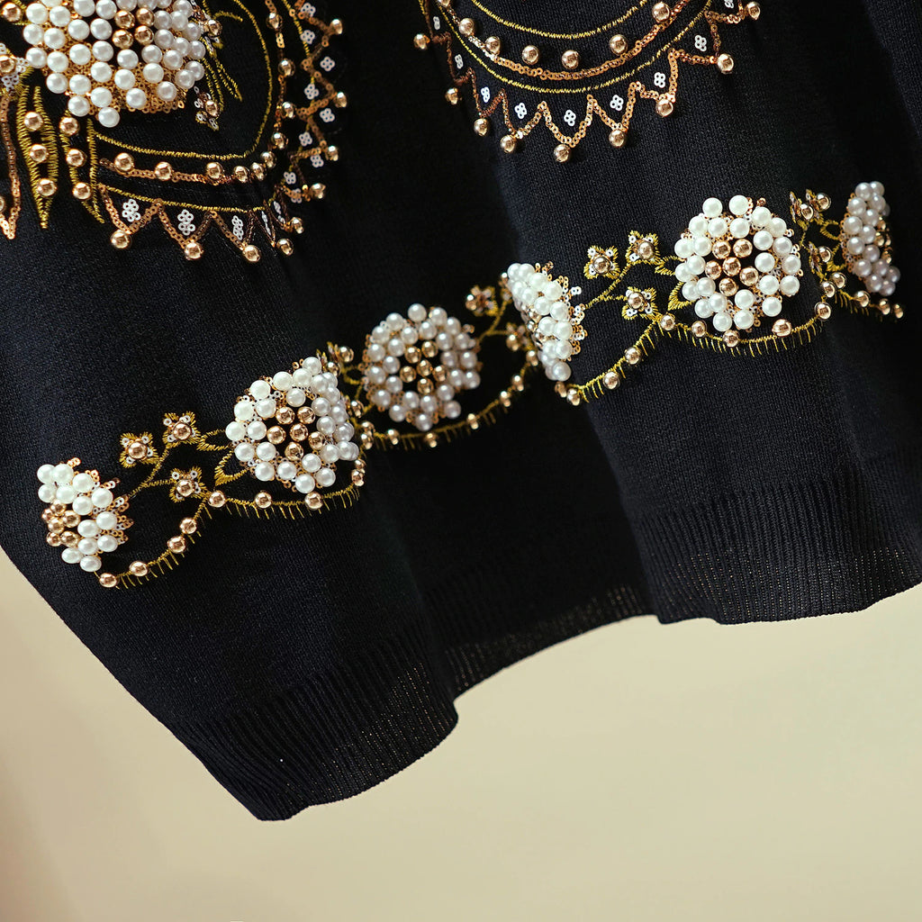 Sequinned & Beaded Tracksuit (2 Piece Set)