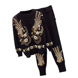 Sequinned & Beaded Tracksuit (2 Piece Set)