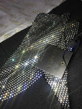 Masha Crystal Mesh Dress