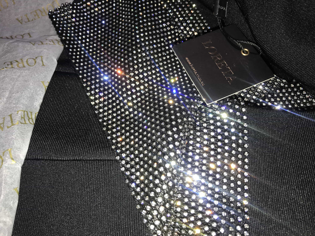 Masha Crystal Mesh Dress