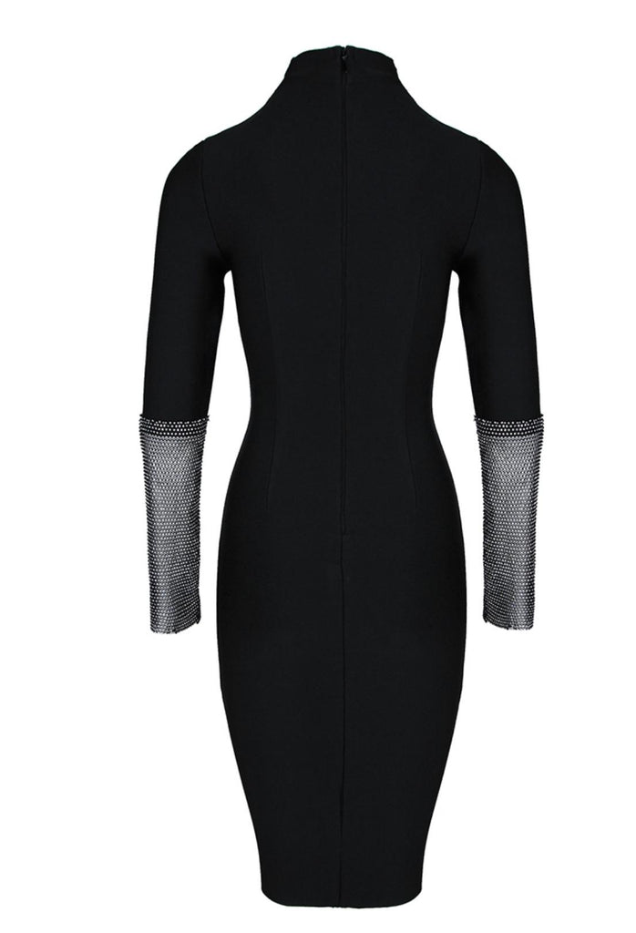 Masha Crystal Mesh Dress
