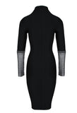 Masha Crystal Mesh Dress