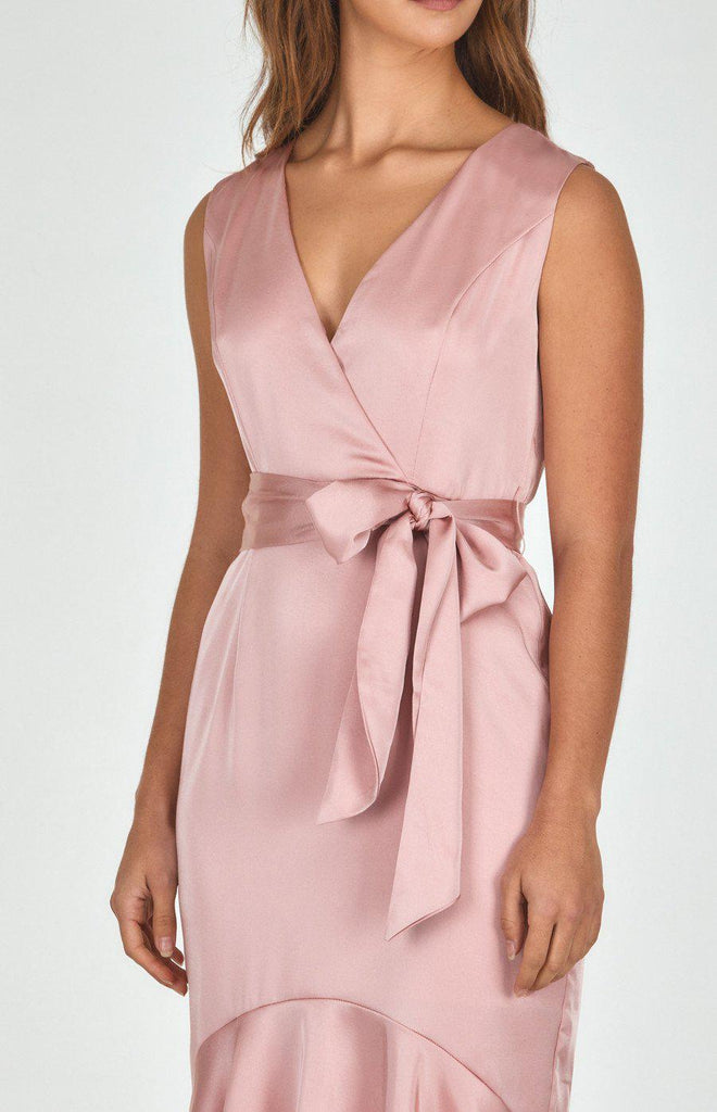 Midi Date Night Dress (Rose)