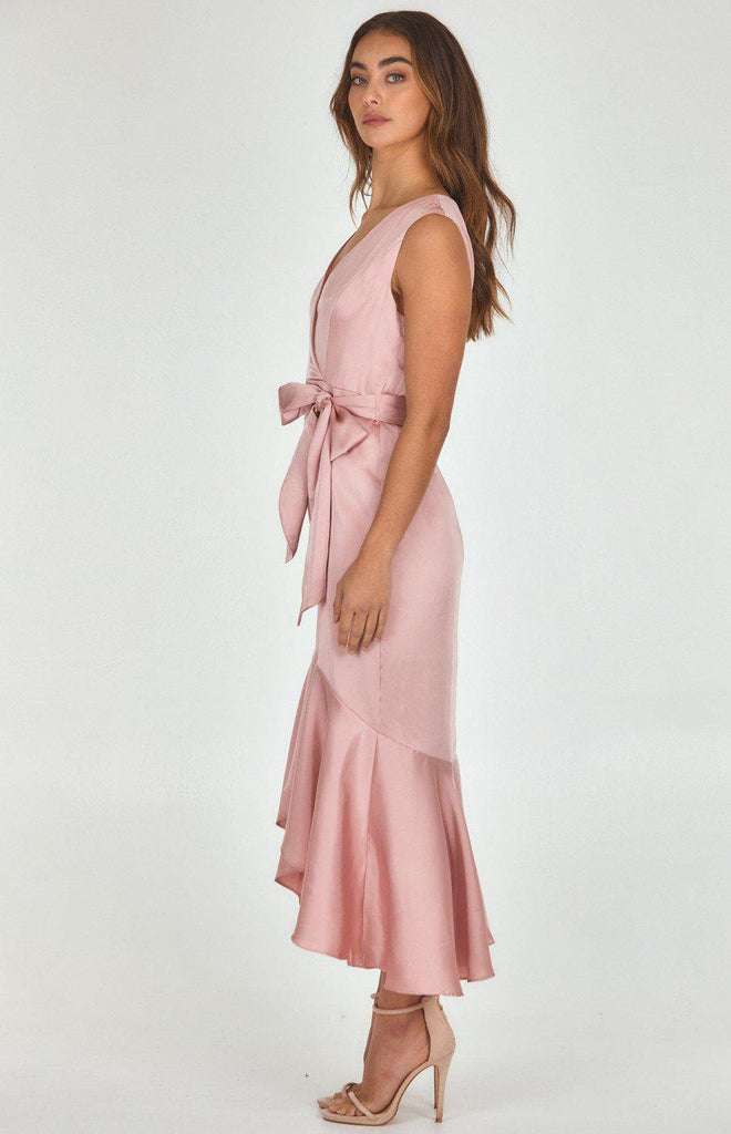 Midi Date Night Dress (Rose)