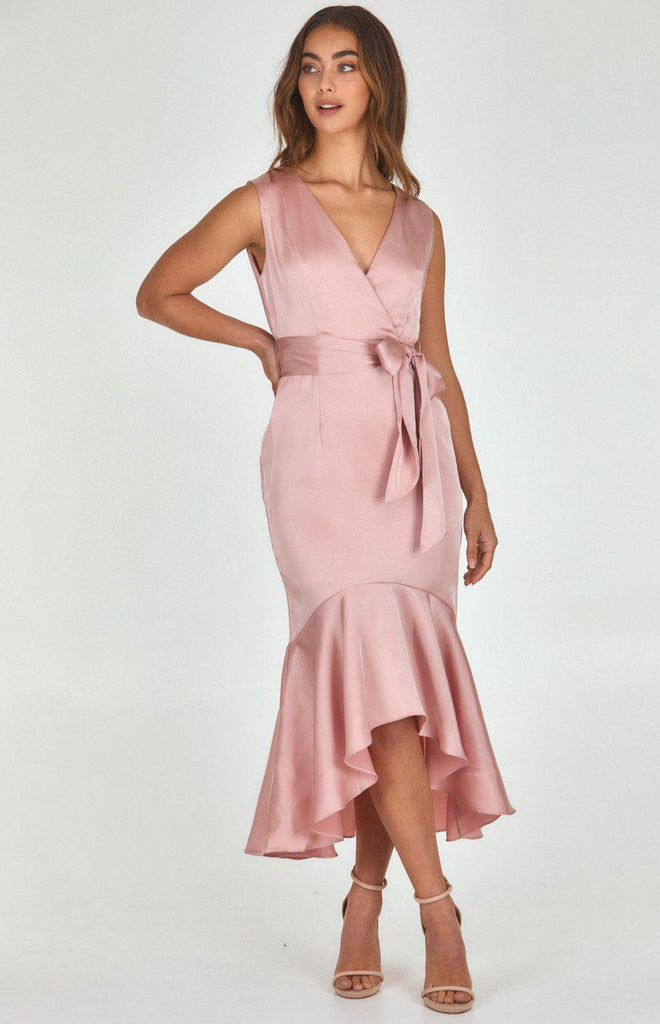 Midi Date Night Dress (Rose)