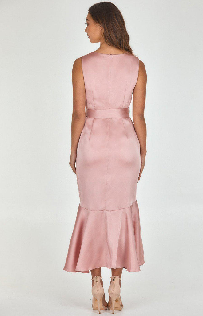 Midi Date Night Dress (Rose)