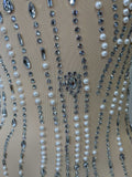 Beige Diamond Dress