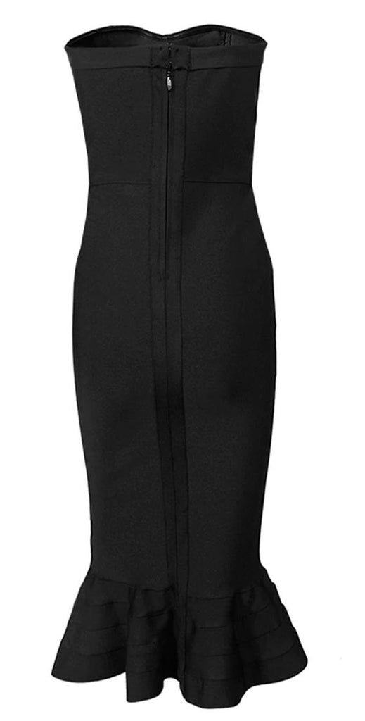 Cognac Dress | Black