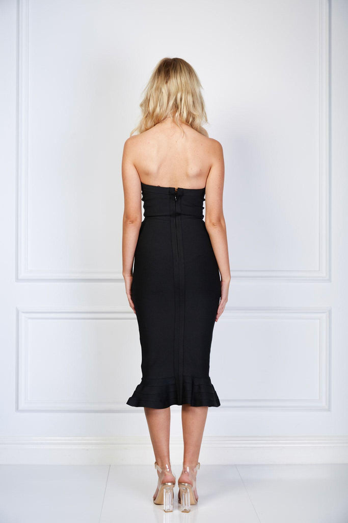Cognac Dress | Black