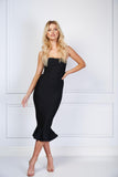 Cognac Dress | Black