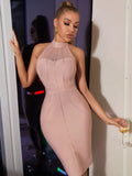 Erin Dress (Nude/Beige)