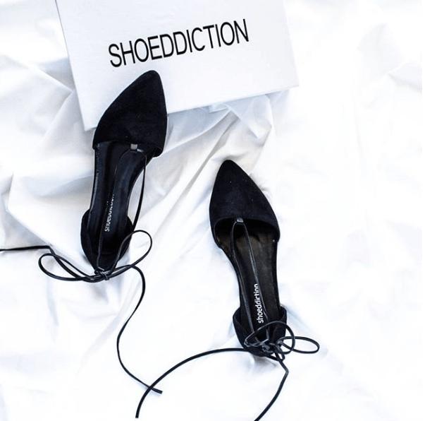 Jenna: Lace Up Flats