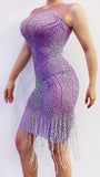 Purple Diamond Dress