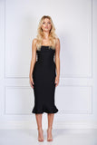 Cognac Dress | Black