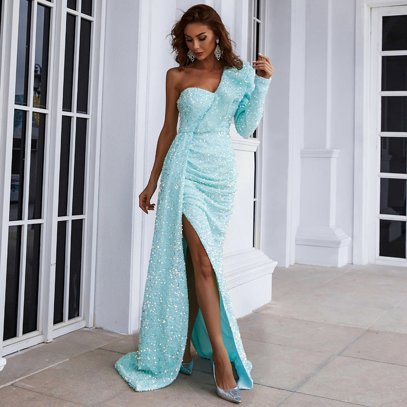 Lumi Evening Gown (Sky Blue)