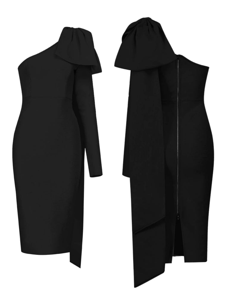 Black Bow Dress