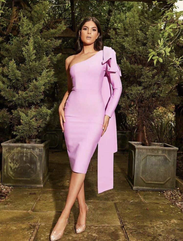 Lilac Bow Dress