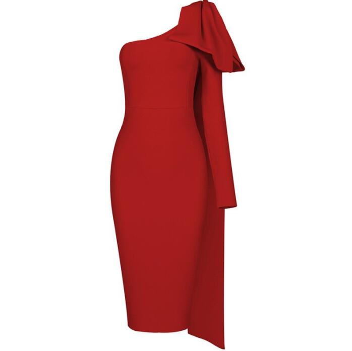 Red Bow Dress 12AUS by Loreta