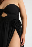 The Rosette Gown (Black)