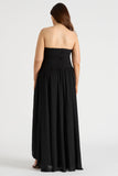 The Rosette Gown (Black)