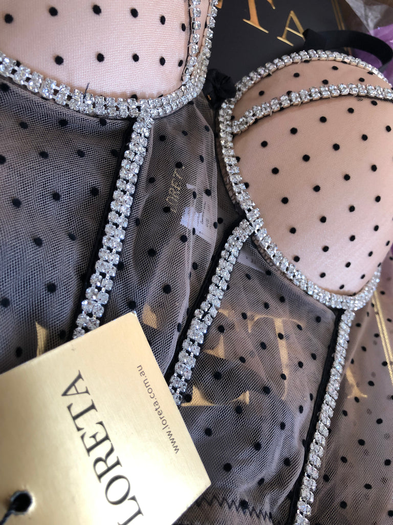 Polka Dot Beige Corset