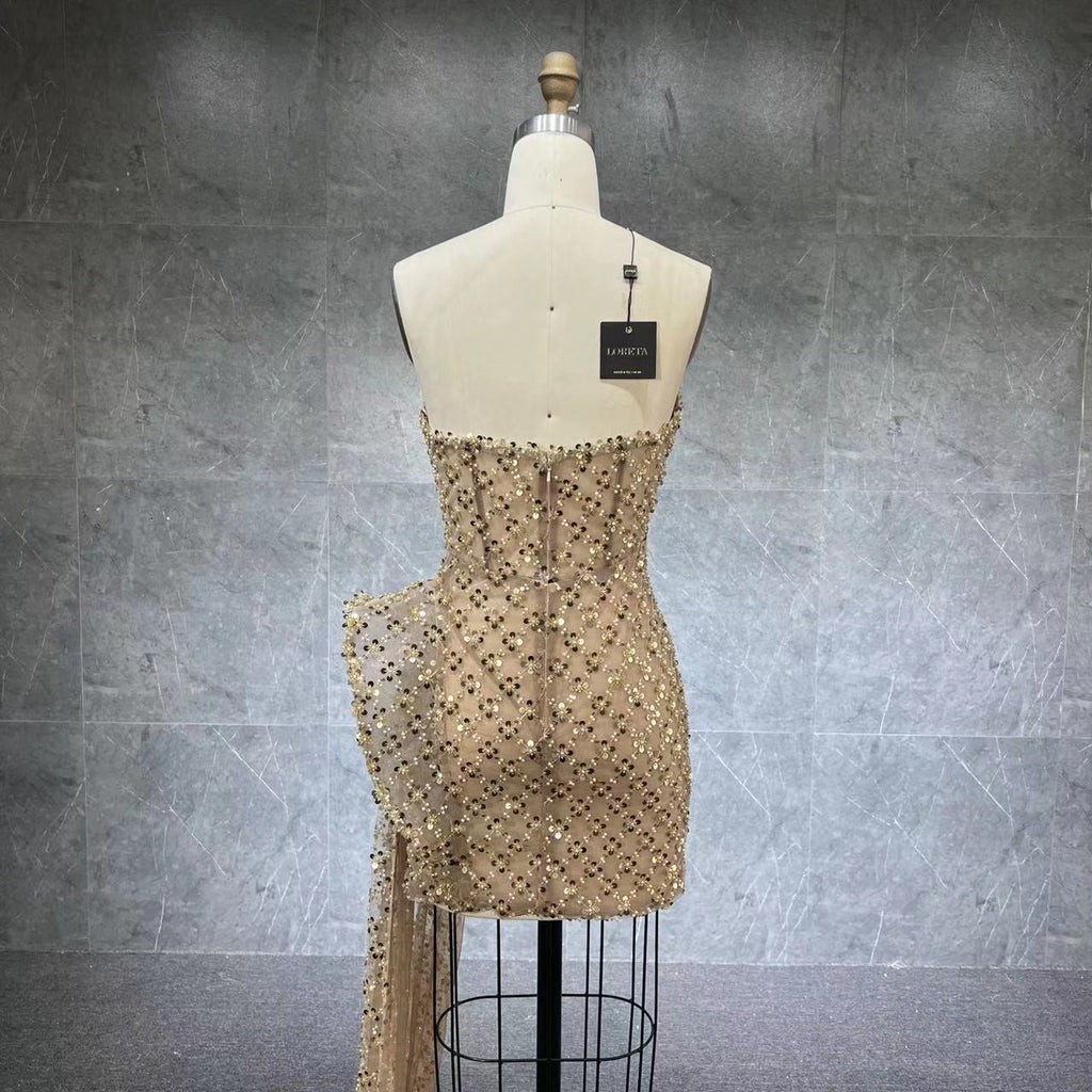 Gold Diva Couture Dress