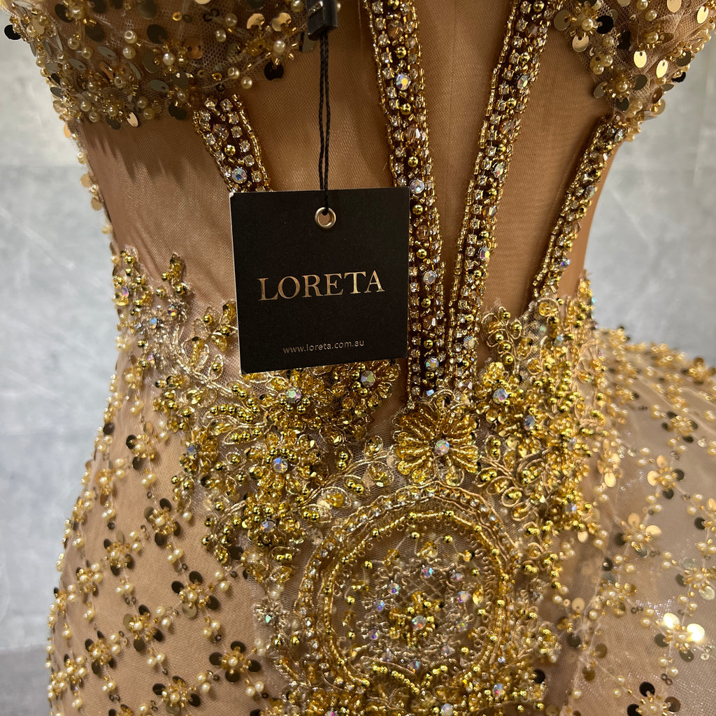 Gold Diva Couture Dress